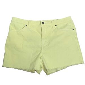 Carve Designs Womens Oahu Corduroy Shorts 14 Bright Yellow High Rise High Waist
